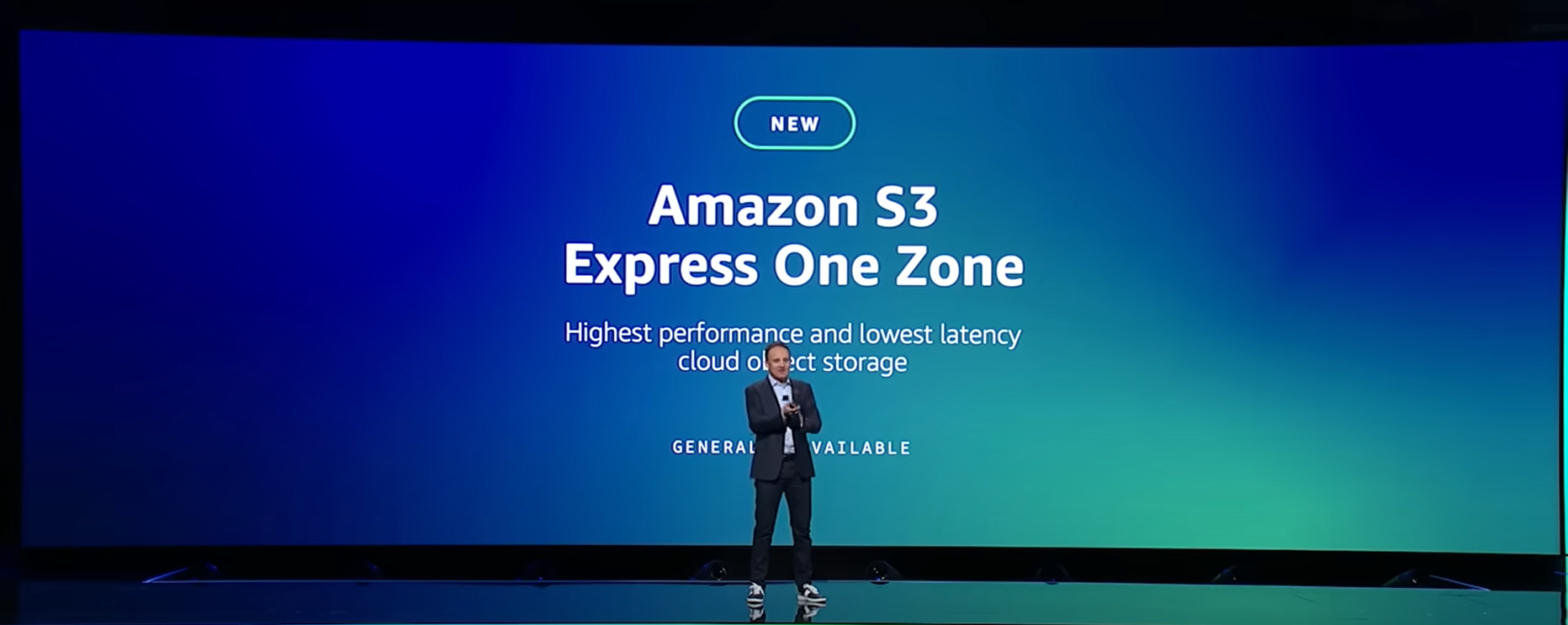 Adam công bố Amazon S3 Express One Zone tại sự kiện AWS re:Invent 2023