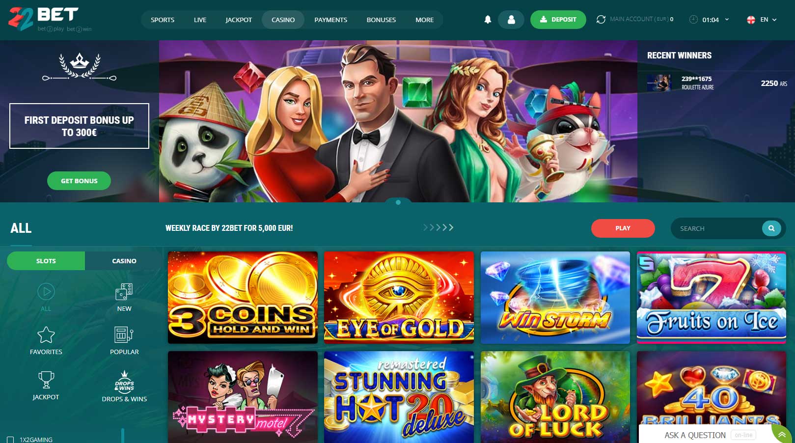 online casino websites
