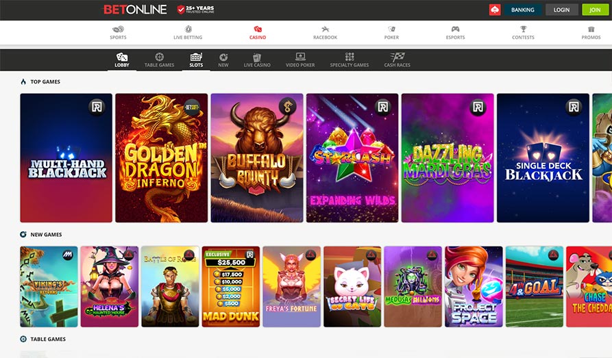 online casino sign up bonus